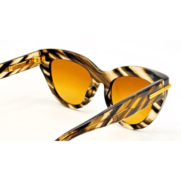 Tom Ford Sunglasses Icon Cat Eye TF1252 55F Brown Gray Frame Brown Lens 52mm main image 9